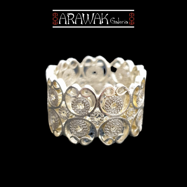 Anillo Filigrana en Plata Ley 950 - Diseño Exclusivo ANF-109 | Joyería Artesanal