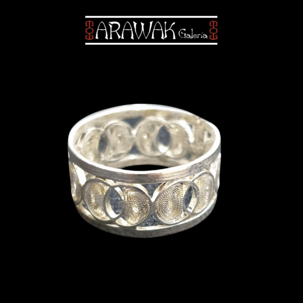 Anillo Filigrana en Plata Ley 950 - Diseño Exclusivo ANF-113 | Joyería Artesanal