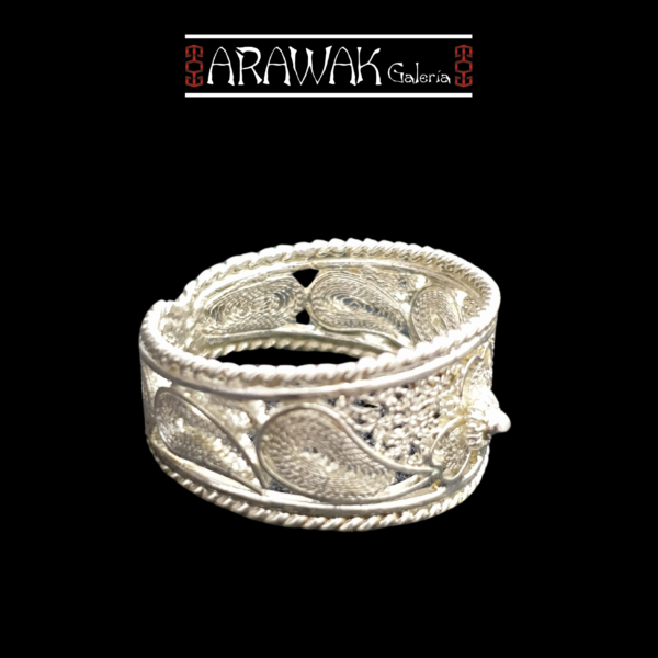 Anillo Filigrana en Plata Ley 950 - Diseño Exclusivo ANF-103 | Joyería Artesanal - Image 2