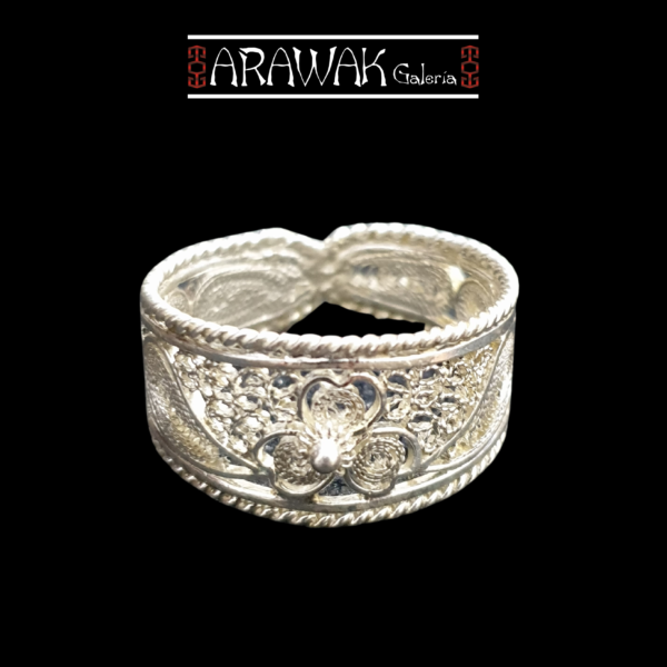 Anillo Filigrana en Plata Ley 950 - Diseño Exclusivo ANF-103 | Joyería Artesanal