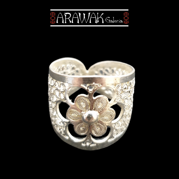 Anillo Filigrana en Plata Ley 950 - Diseño Exclusivo ANF-102 | Joyería Artesanal