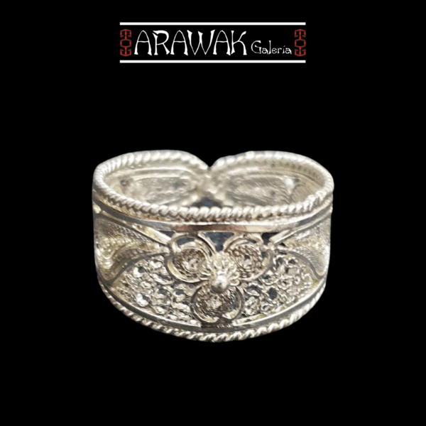 Anillo Filigrana en Plata Ley 950 - Diseño Exclusivo ANF-111 | Joyería Artesanal