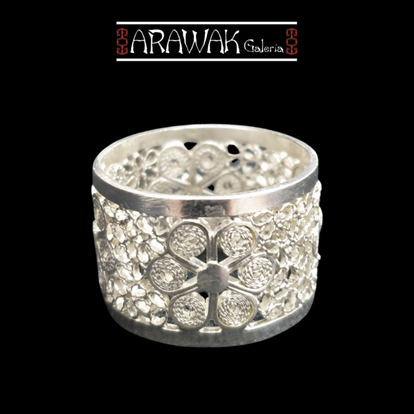 Anillo Filigrana en Plata Ley 950 - Diseño Exclusivo ANF-106 | Joyería Artesanal - Image 2