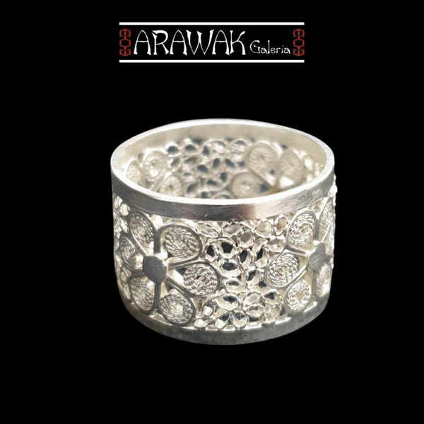 Anillo Filigrana en Plata Ley 950 - Diseño Exclusivo ANF-106 | Joyería Artesanal