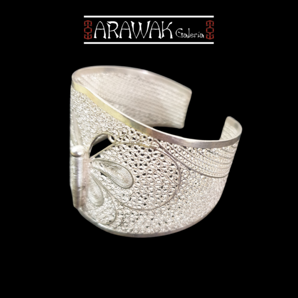 Brazalete Artesanal en Filigrana de Plata Ley 950 BZF-401 | Joyería Artesanal - Image 2