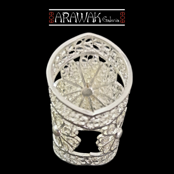 Anillo Filigrana en Plata Ley 950 - Diseño Exclusivo ANF-110 | Joyería Artesanal - Image 2